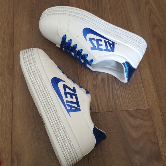 Personaled - Zeta phi beta Rhinestones sneakers - Picture 6 of 9